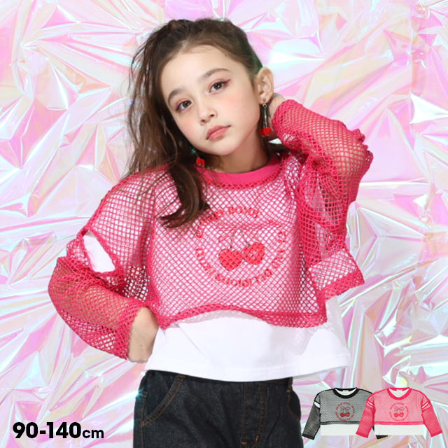 Japanese children's clothing BDL mesh top two-piece suit 90-140cm girls summer TOPS