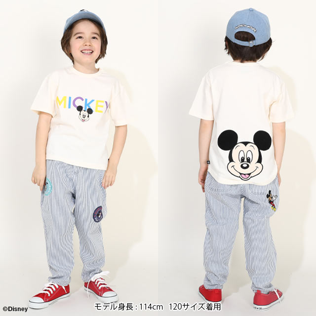 Japanese BDL x Disney Big Head Print Short Sleeve Top 80-140cm Boys/Girls Summer TOPS