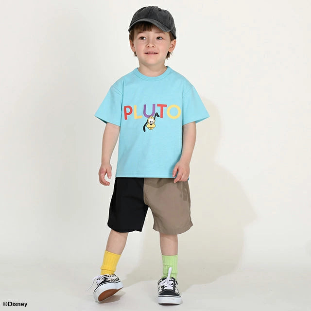 Japanese BDL x Disney Big Head Print Short Sleeve Top 80-140cm Boys/Girls Summer TOPS