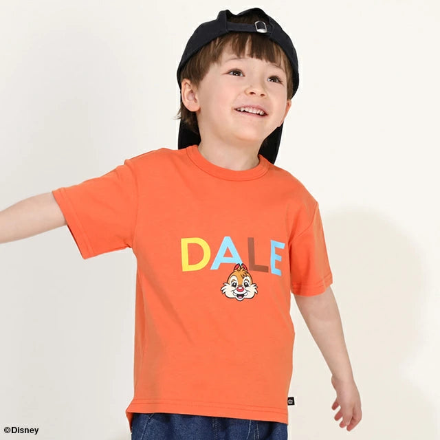Japanese BDL x Disney Big Head Print Short Sleeve Top 80-140cm Boys/Girls Summer TOPS