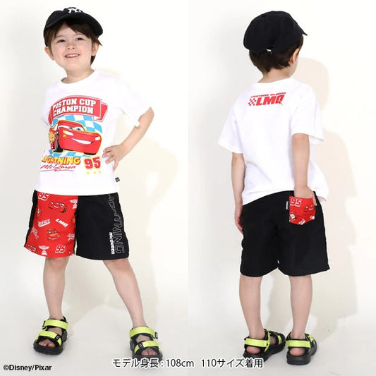 日本童裝 BDL x Disney 水陸兩用 速乾系列 Cars短褲/沙灘褲 90-130cm 男童款 夏季 PANTS 夏日玩水泳衣特輯