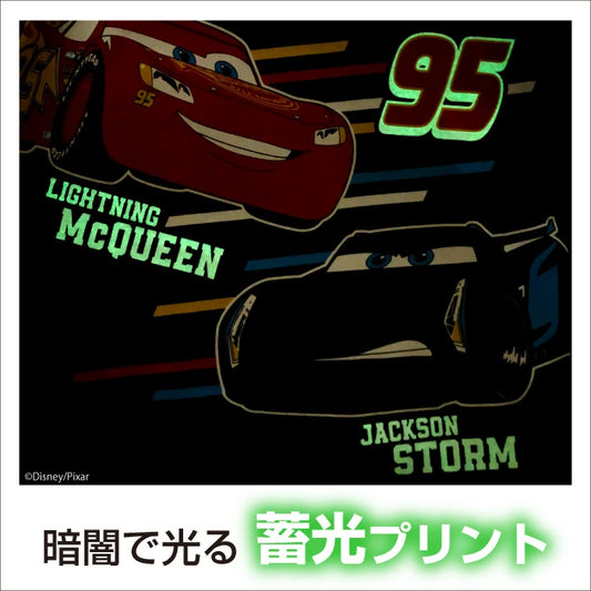 Japanese BDL x Disney Luminous Cars Print Top 90-130cm Boys Summer TOPS