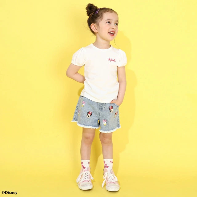 Japanese BDL x Disney Cute Tops and Suspenders Two-Piece Set (80-130cm) for Girls (Summer TOPS)