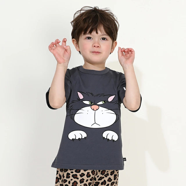 Japanese BDL x Disney Printed Short-Sleeved Tops (80-140cm) for Boys and Girls Summer