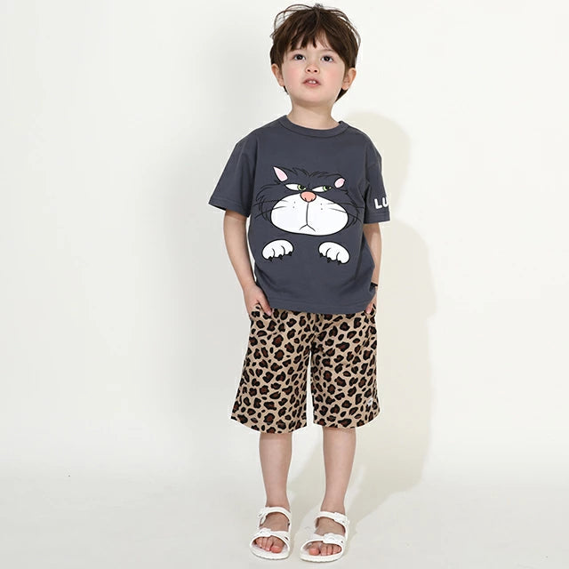 Japanese BDL x Disney Printed Short-Sleeved Tops (80-140cm) for Boys and Girls Summer