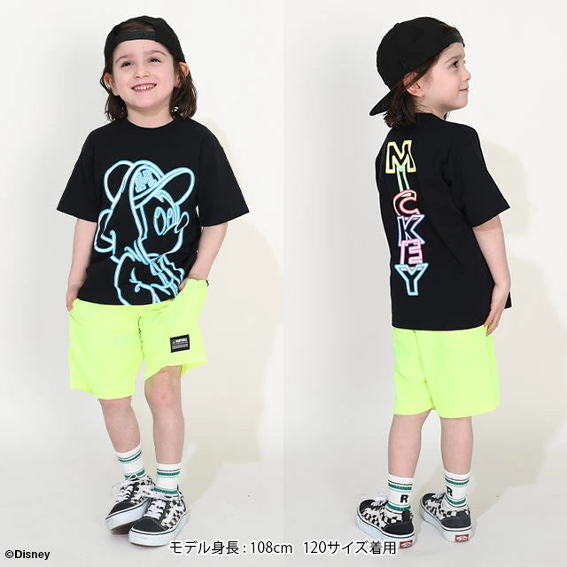 Japanese BDL x Disney parent-child print tops (80-150cm) for boys and girls (summer TOPS)