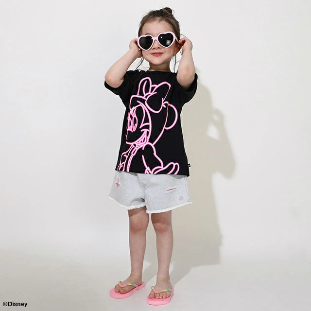 Japanese BDL x Disney parent-child print tops (80-150cm) for boys and girls (summer TOPS)