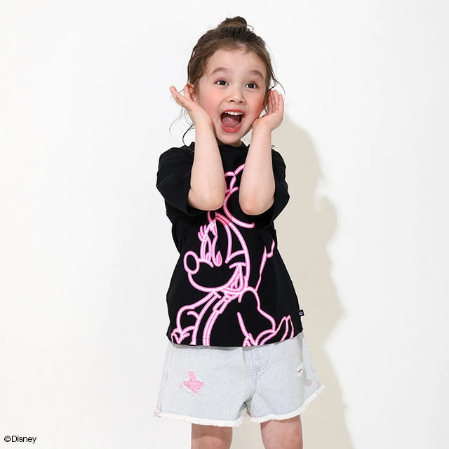 Japanese BDL x Disney parent-child print tops (80-150cm) for boys and girls (summer TOPS)
