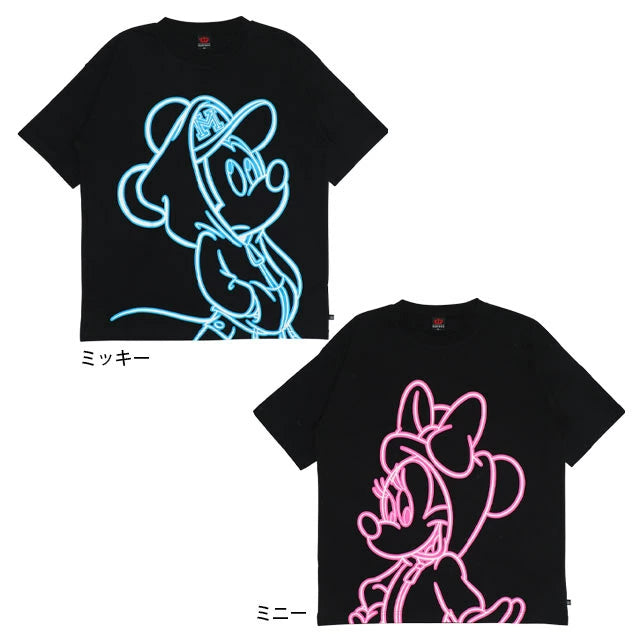 Japanese BDL x Disney Mickey and Minnie Mouse Print Tops (S-XL) for Adults (Summer)