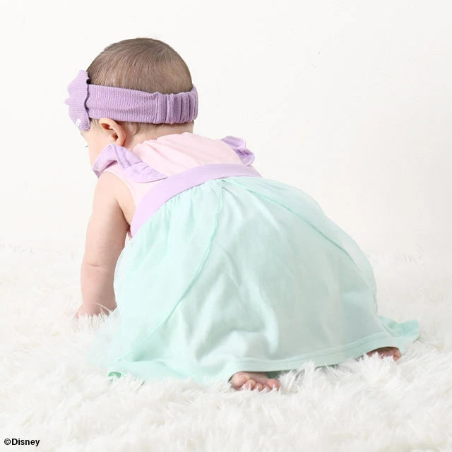 Japanese BDL x Disney Princess 3-Piece Set (70-80cm) for Girls (Newborn Baby Summer TOPS PANTS)