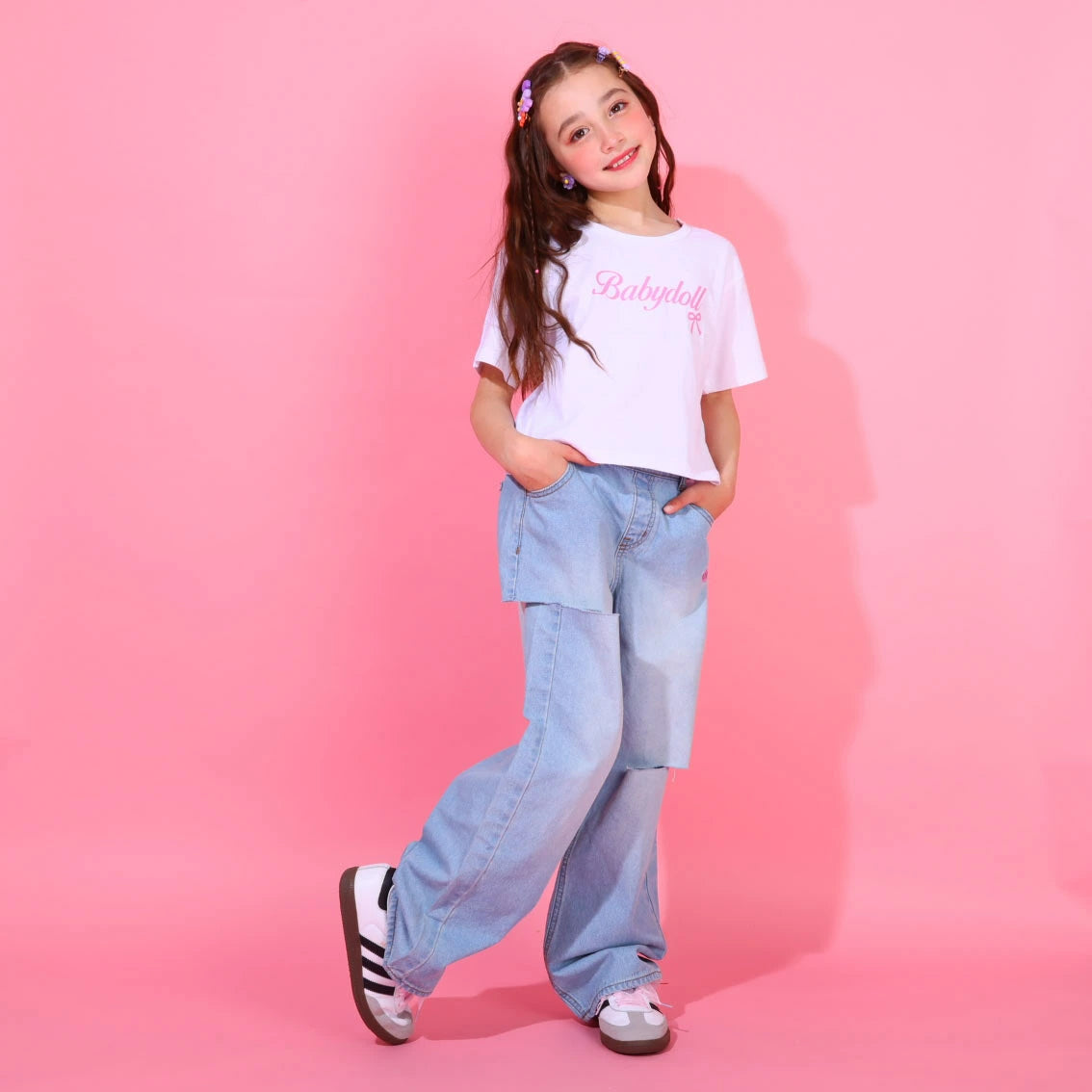 Japanese children's clothing BDL suspender mesh skirt top two-piece set 90-140cm girls summer TOPS DRESSES