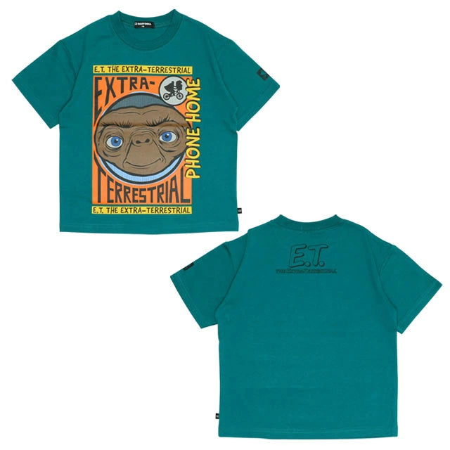 Japanese BDL x ET Alien Print Top 90-130cm Boys Summer TOPS