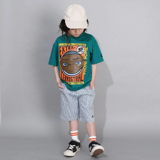 Japanese BDL x ET Alien Print Top 90-130cm Boys Summer TOPS