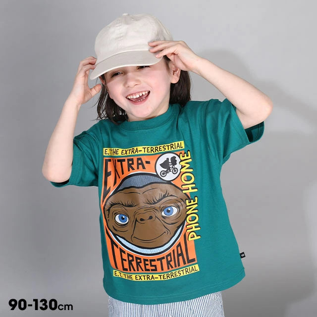 Japanese BDL x ET Alien Print Top 90-130cm Boys Summer TOPS