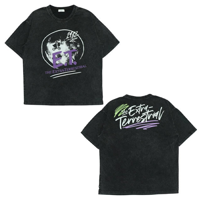 Japanese BDL x ET parent-child alien print tops (M-XL) for adults (summer TOPS)