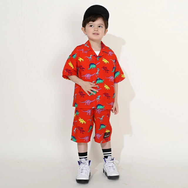 Japanese children's clothing BDL x JURASSIC WORLD Jurassic Park shorts 90-130cm boys' summer PANTS