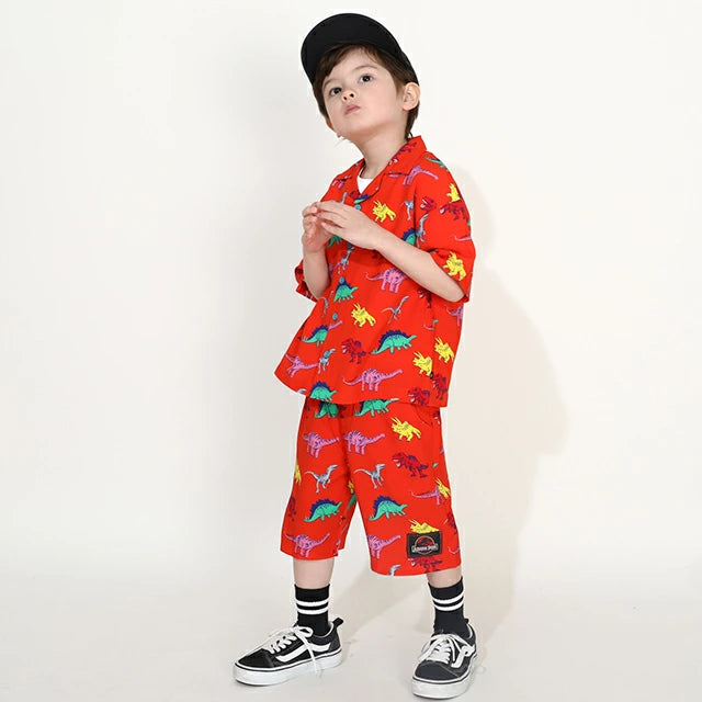 Japanese children's clothing BDL x JURASSIC WORLD Jurassic Park shorts 90-130cm boys' summer PANTS