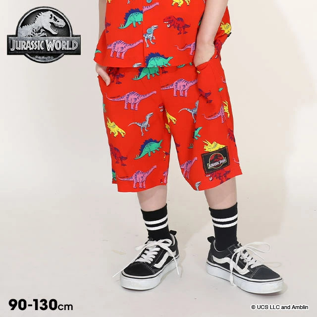 Japanese children's clothing BDL x JURASSIC WORLD Jurassic Park shorts 90-130cm boys' summer PANTS