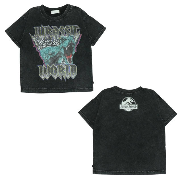 Japanese BDL x JURASSIC WORLD Parent-child Jurassic Park Print Top 90-140cm Boys Summer TOPS
