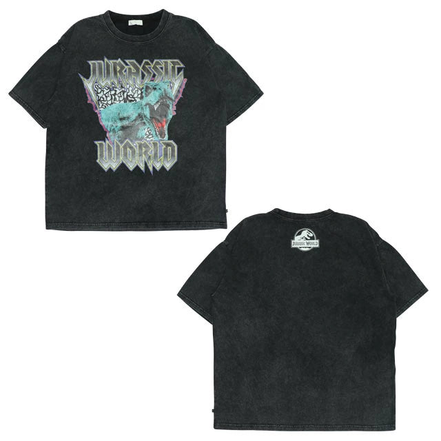Japanese BDL x JURASSIC WORLD Parent-child Jurassic Park Print Tops (M-XL Adult Summer TOPS)