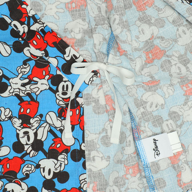 BDL x Disney Mickey Jinbe Japanese Kimono 80-130cm Boys' Newborn Summer TOPS PANTS Japanese Summer Festival Special