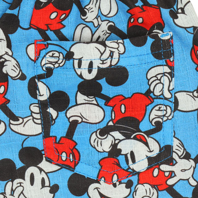 BDL x Disney Mickey Jinbe Japanese Kimono 80-130cm Boys' Newborn Summer TOPS PANTS Japanese Summer Festival Special