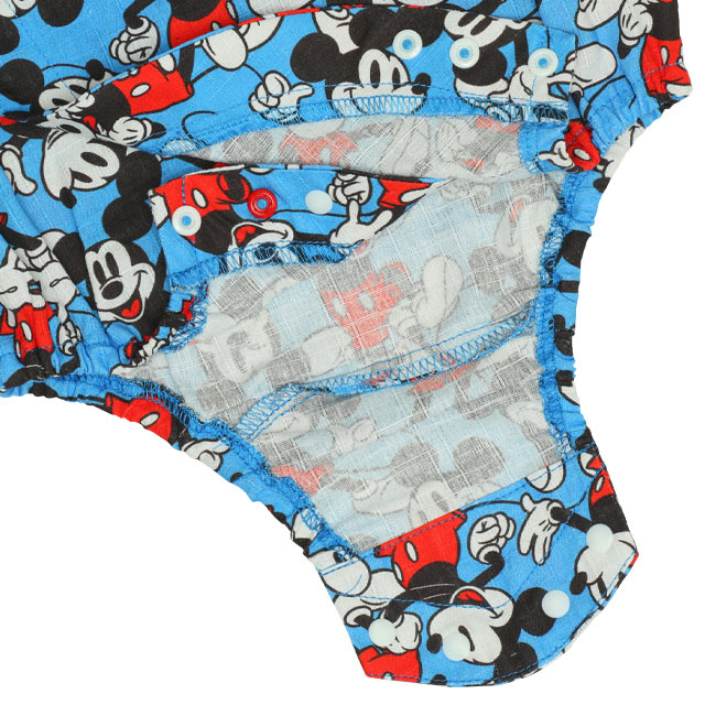 BDL x Disney Mickey Jinbe Japanese Kimono 70-80cm Boys' Summer Jumpsuit for Newborn Babies. Japanese Summer Festival Special.