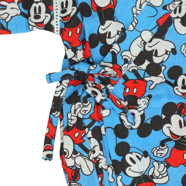 BDL x Disney Mickey Jinbe Japanese Kimono 70-80cm Boys' Summer Jumpsuit for Newborn Babies. Japanese Summer Festival Special.