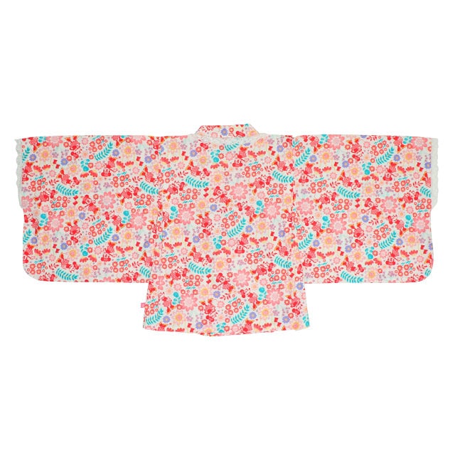Japanese BDL x Disney 2Way Minnie Yukata Japanese Kimono 90-140cm Girls Summer Outerwear Dresses Japanese Summer Festival Special
