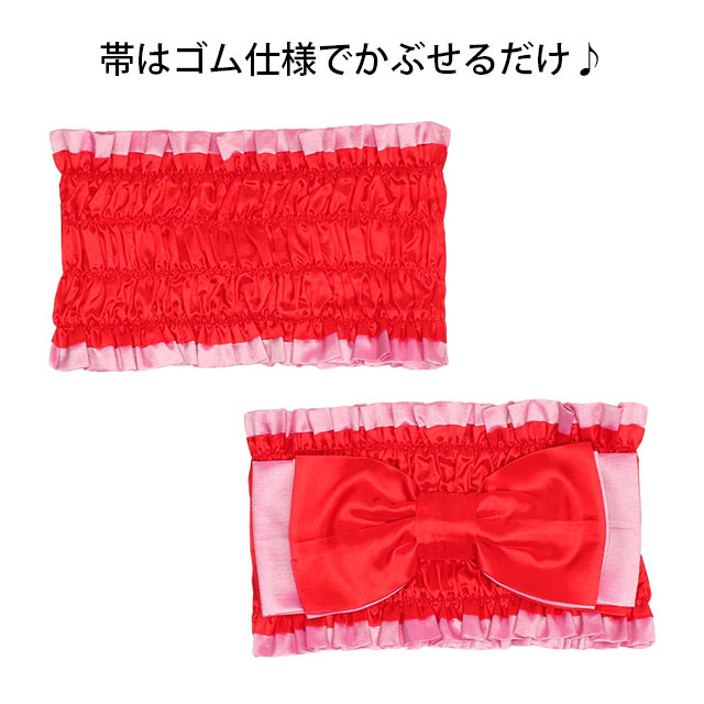 Japanese BDL x Disney 2Way Minnie Yukata Japanese Kimono 90-140cm Girls Summer Outerwear Dresses Japanese Summer Festival Special