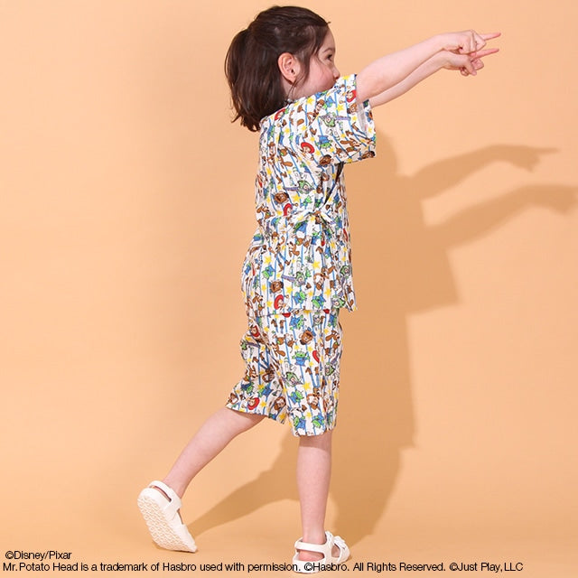 BDL x Disney Toy Story Jinbei Kimono 80-130cm Boys' Newborn Summer TOPS PANTS Japanese Summer Festival Special