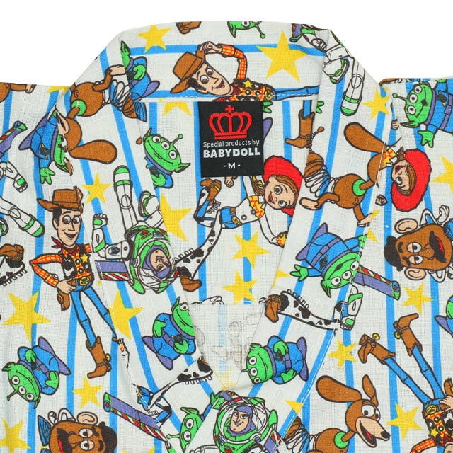 BDL x Disney Toy Story Jinbei Kimono 80-130cm Boys' Newborn Summer TOPS PANTS Japanese Summer Festival Special