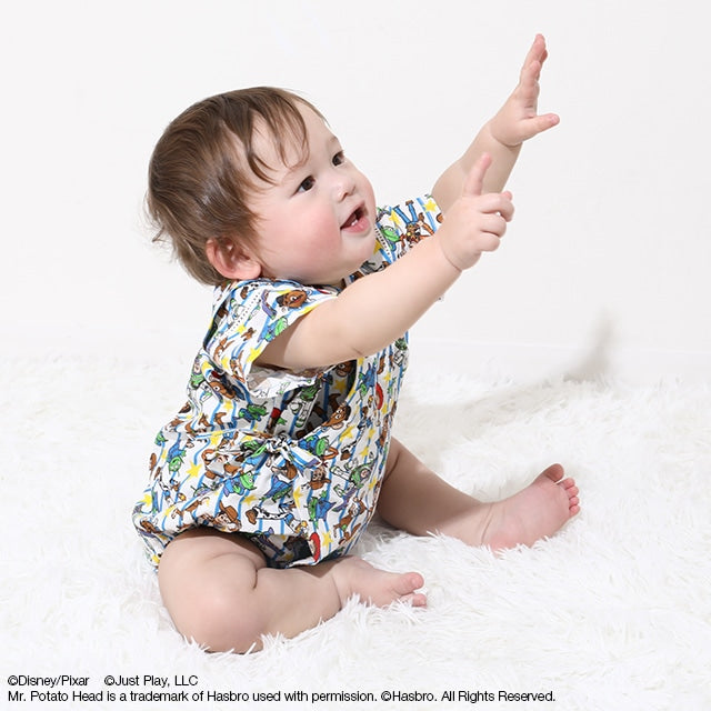 BDL x Disney Toy Story Jinbei Japanese Kimono 70-80cm Boys' Summer Jumpsuit for Newborn Babies. Japanese Summer Festival Special.