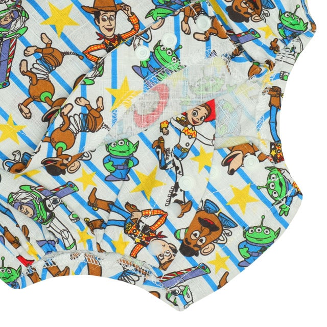 BDL x Disney Toy Story Jinbei Japanese Kimono 70-80cm Boys' Summer Jumpsuit for Newborn Babies. Japanese Summer Festival Special.