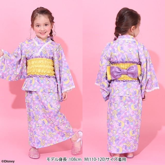 BDL x Disney 2Way Yukata Japanese Kimono 90-140cm Girls Summer Outerwear Dresses Japanese Summer Festival Special