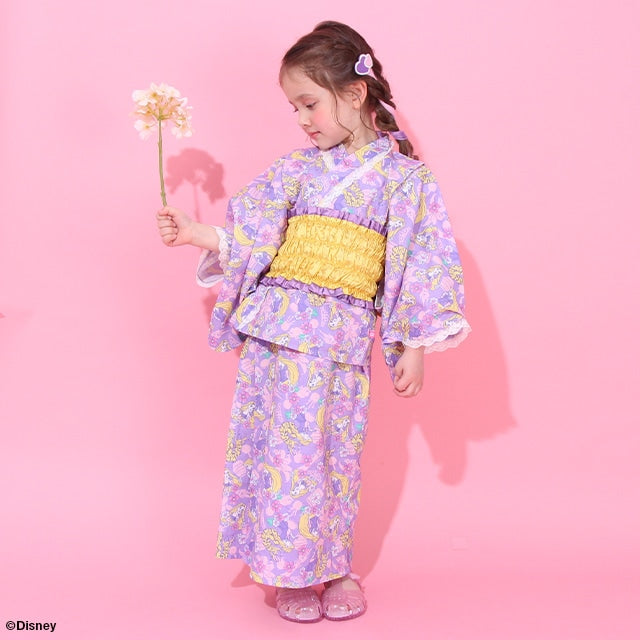BDL x Disney 2Way Yukata Japanese Kimono 90-140cm Girls Summer Outerwear Dresses Japanese Summer Festival Special