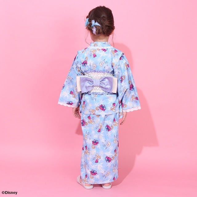 BDL x Disney 2Way Yukata Japanese Kimono 90-140cm Girls Summer Outerwear Dresses Japanese Summer Festival Special