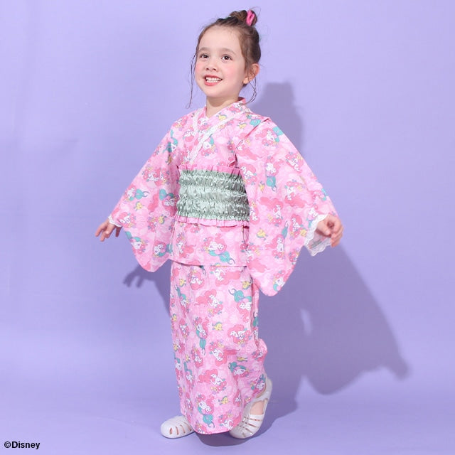 BDL x Disney 2Way Yukata Japanese Kimono 90-140cm Girls Summer Outerwear Dresses Japanese Summer Festival Special