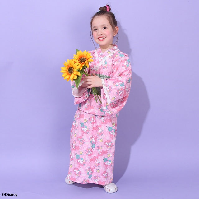 BDL x Disney 2Way Yukata Japanese Kimono 90-140cm Girls Summer Outerwear Dresses Japanese Summer Festival Special