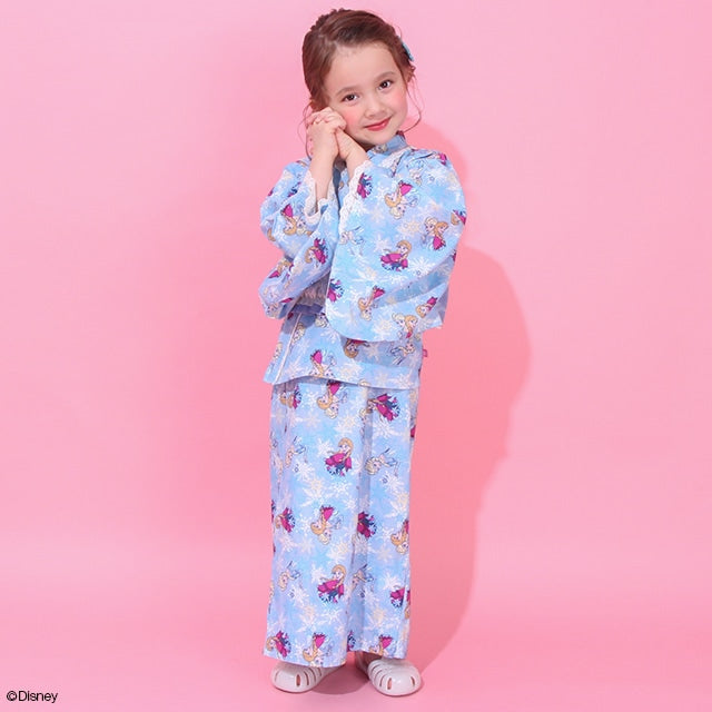 BDL x Disney 2Way Yukata Japanese Kimono 90-140cm Girls Summer Outerwear Dresses Japanese Summer Festival Special