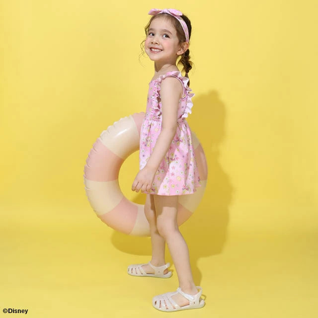 Japanese BDL x Disney Princess Swimsuit with Headband 90-130cm Girls' Summer Swimsuit Special