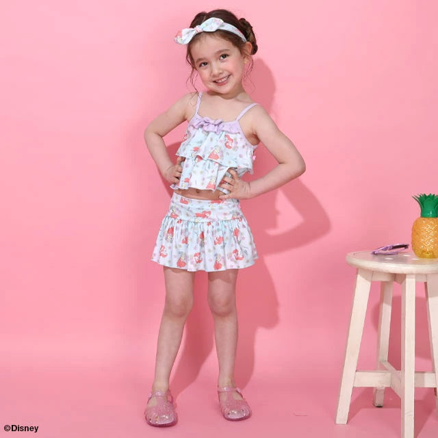 Japanese BDL x Disney Princess Swimsuit with Headband 90-130cm Girls' Summer Swimsuit Special