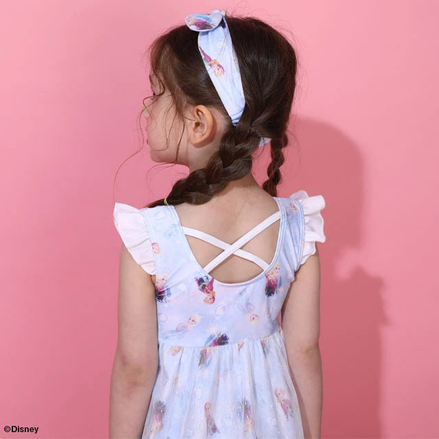 Japanese BDL x Disney Princess Swimsuit with Headband 90-130cm Girls' Summer Swimsuit Special