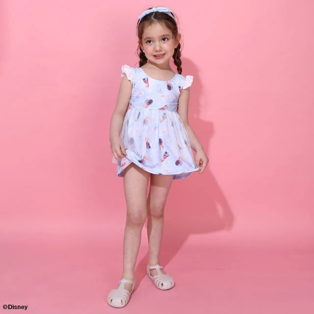 Japanese BDL x Disney Princess Swimsuit with Headband 90-130cm Girls' Summer Swimsuit Special