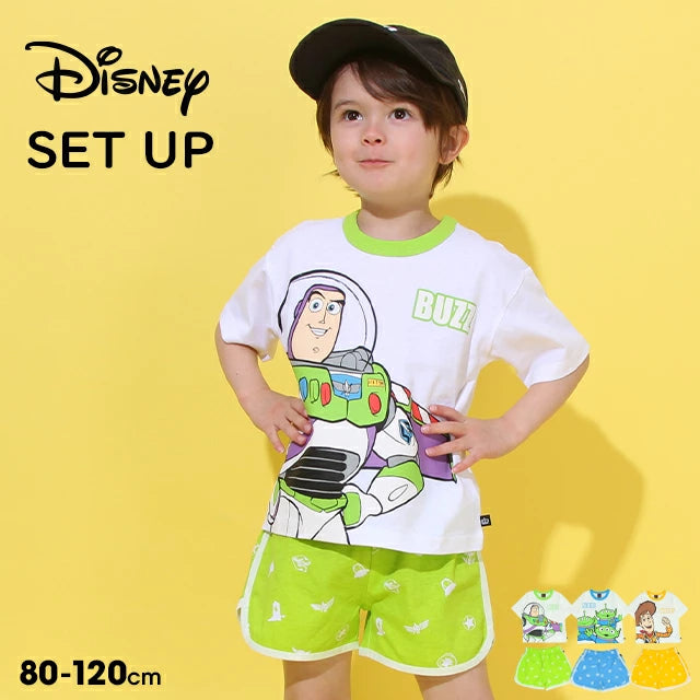 Japanese BDL x Disney sports top and shorts set 80-120cm boys' summer TOPS PANTS