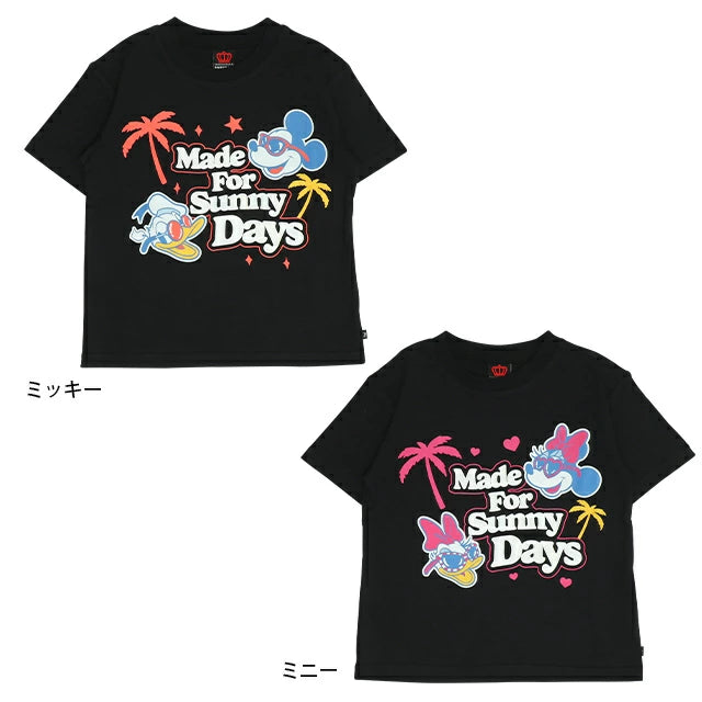 Japanese BDL x Disney parent-child wear water-changing print tops (80-150cm) for boys and girls (summer TOPS)