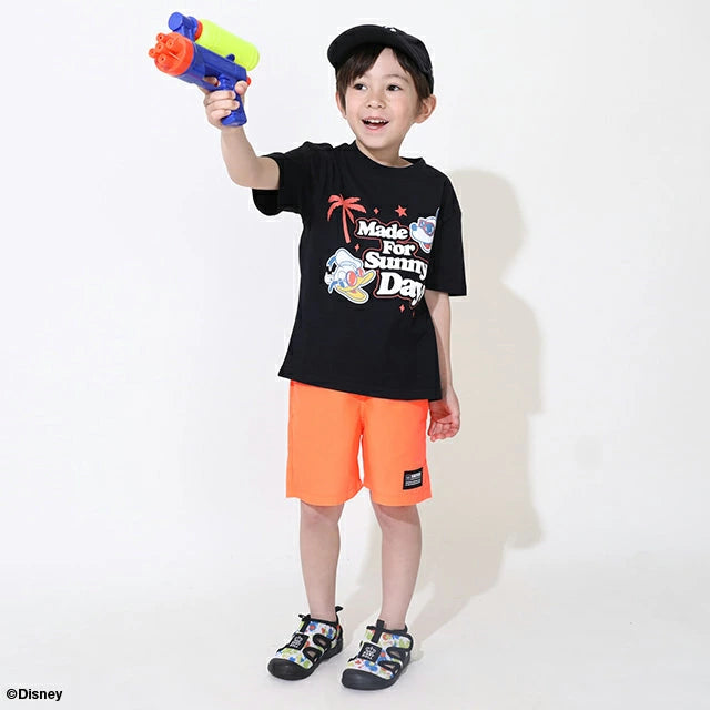 Japanese BDL x Disney parent-child wear water-changing print tops (80-150cm) for boys and girls (summer TOPS)