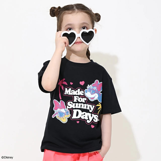 Japanese BDL x Disney parent-child wear water-changing print tops (80-150cm) for boys and girls (summer TOPS)