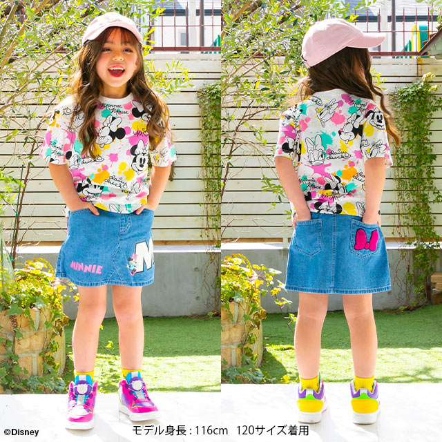 Japanese BDL x Disney Denim Skirt 80-140cm Girls Summer SKIRTS