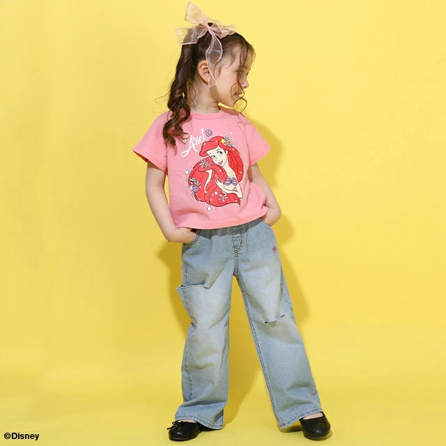 Japanese BDL x Disney Princess Tops and Pants Set (100-130cm) for Girls Summer